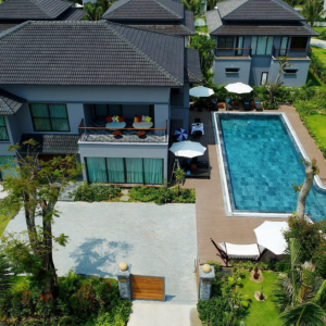 A luxurious villa